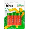 Аккумулятор Mirex AA 2500mAh 4 шт HR6-25-E4
